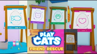 ALL PAINT LOCATION Play Cats Morph Friend Rescue [upl. by Queenie497]