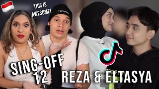 Waleska amp Efra react to SING OFF TIKTOK SONGS PART 12  Reza Darmawangsa vs EltasyaNatasha [upl. by Latisha766]