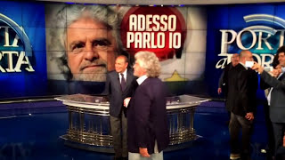 Esclusiva Grillo in Rai dopo 21 anni ecco cosa dice fuori onda [upl. by Terag]