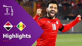 Egypt v Senegal  FIFA World Cup Qatar 2022 Qualifier  Match Highlights [upl. by Nador]