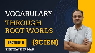 Root word analysis 9  word power made easy  vocabulary by The Teacher Man [upl. by Subir]