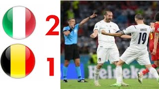 Italy vs Belgium 21  UEFA NATIONS LEAGUE All Goals and Extended highlights [upl. by Reywas]