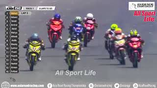 Full Race ARRC 2018 UB150 Buriram Thailand Race1 [upl. by Leanahtan37]