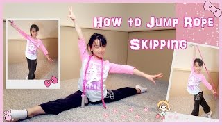 How to Jump Rope Skip Rope for beginners  Easy to Learn [upl. by Eelessej]