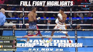 Jamel Herring vs Shakur Stevenson  Full Fight Highlights [upl. by Lewie512]