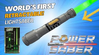 Goliath Power Saber  World FIRST Automatic Retractable Lightsaber [upl. by Thain]