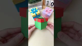 Gift Box Making With Paper  Diy Gifts For Best Friend Gift Box Making ideas Easy School Project Diy [upl. by Saiasi867]