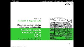 Clase 2 2020 2da parte Revolución agrícola revolución urbana [upl. by Hyacinth]