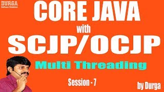 Core Java with OCJPSCJP Multi Threading Part7  synchronization part1 [upl. by Ecam]