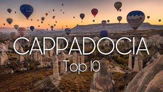 TOP 10 Places in CAPPADOCIA  Turkey Travel Video [upl. by Llerrit790]