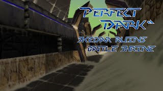 Perfect Dark N64  Skedar Ruins Battle Shrine  Perfect Agent UltraHDMI [upl. by Enytsuj]