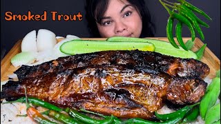 Smoked Trout Mukbang  no talking while eating [upl. by Fairbanks]