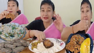 Ngashigi mathel se pan eromba nga atouba bora saugri thongba 😋😋😋 manipuri mukbang [upl. by Menzies132]