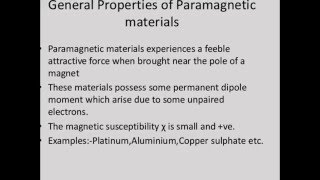 12th science diamagnetic paramagnetic and ferromagnetic [upl. by Llevel84]