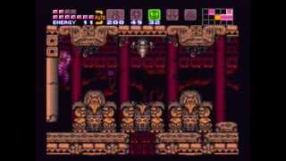 Super Metroid 100 Walkthrough Part 8  Ridleys Lair [upl. by Shere]