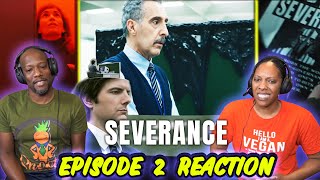 Severance Season 1 Episode 2 Reaction and Review  Half Loop [upl. by Nnylarej]