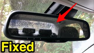 How to remove and fix or replace car interior auto dimming rear view mirror [upl. by Notreb]