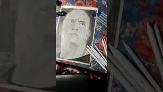 Artline pencil ✏️ charcoal pencil ✏️✍️ the rock ✍️💥 [upl. by Raven]