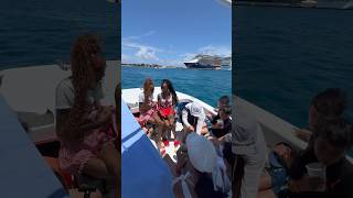 Swimming Pigs Boat Tour  Nassau Bahamas PigBeachBahamas Bahamas [upl. by Akinom828]