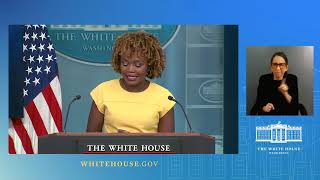 091924 Press Briefing by Press Secretary Karine JeanPierre and Jared Bernstein [upl. by Dotty]