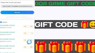 goa game ka gift code kaise receive karehow to receive goa game gift code [upl. by Burch]