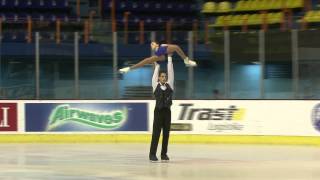 3 V DAVANKOVA  A DEPUTAT RUS  ISU JGP Croatia Cup 2012 Junior Pairs Short Program [upl. by Spooner]