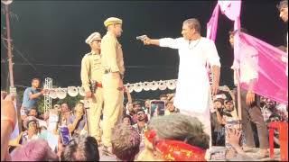 Ravi Shukla vs yogi adityanath special program  Gorakhpur Moharipur Dussehra Program [upl. by Esiouqrut]