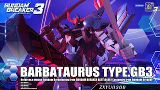 PS4 Gundam Breaker 3  Barbataurus TYPEGB3 [upl. by Polito]