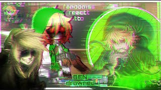 🌊🟢•fandoms react to Ben drowned•🌊🟢 48 [upl. by Marylinda]