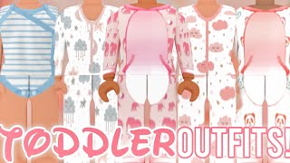 Aesthetic TODDLER BABY OUTFITS WITH CODES  LINKS  ROBLOX BROOKHAVEN BLOXBURG BERRY AVENUE [upl. by Zippora]