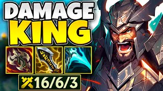 THE ULTIMATE DAMAGE BUILD FOR TRYNDAMERE 2 CRITS  1 KILL [upl. by Asilav]