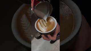 Horse Face latte art ep 67 🤍latteartclass coffeeart coffee latteeart barista latteartbasic [upl. by Archibald]