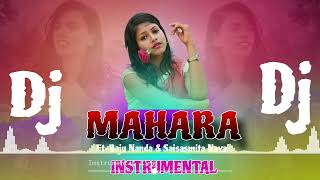 mahara  new sambalpuri instrumental  instrumental Music  sambalpuri dj Song l [upl. by Alyl]