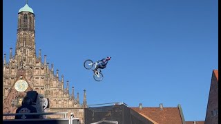 Red Bull District Ride 2022  Nicholi Rogatkin  Big Air Jump [upl. by Anaugal]