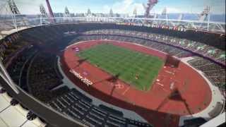 Lets Play Olympia London 2012  4  100 meter Herren  Diskuswerfen [upl. by Hollister]