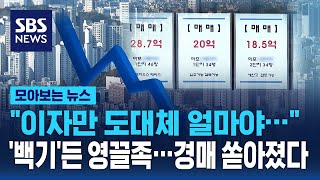 quot이자만 도대체 얼마야…quot 백기든 영끌족…경매 쏟아졌다  SBS  모아보는 뉴스 [upl. by Dworman]