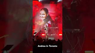 Andrea live in concert Toronto [upl. by Haleigh]