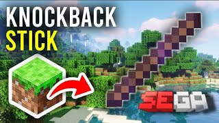 minecraft knockback stick fight in this public server [upl. by Aner551]