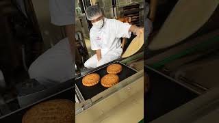 How To Make Delicious Mooncakes On A Fully Automatic Production Line mooncake chinesecake food [upl. by Willner]