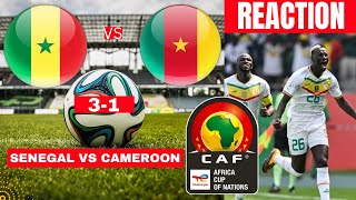 Senegal vs Cameroon 31 Live Africa Cup Nations AFCON Football Match Score Teranga Lions Highlights [upl. by Rich]