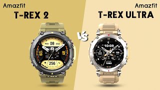 Amazfit T Rex Ultra Vs Amazfit T Rex 2 [upl. by Immak]