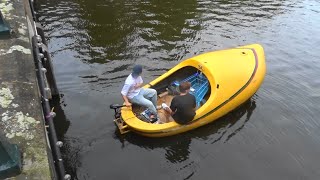 Boating on the Canals of Amsterdam [upl. by Franciska]