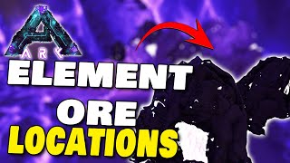 WHERE TO FIND ELEMENT ORE ON ABERRATION IN ARK SURVIVAL ASCENDED [upl. by Solracnauj329]