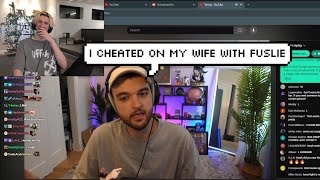 xQc Tries Not to Laugh Reacting to NoahJ456 Responding to Cheating on his Wife [upl. by Tima]