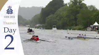 Riverside BC USA v Marlow RC A  Thames  Henley 2024 Day 2 [upl. by Solracnauj]