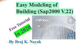 24How to Model Building in Sap2000 V22Part2Define Section PropertiesCivil Engineering Projects [upl. by Auqinahs364]