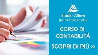 Corso di Contabilità dello Studio Allievi il più diffuso in Italia [upl. by Notlrahc]