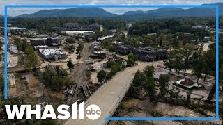 Asheville NC suffered catastrophic damage from Hurricane Helene [upl. by Eednar]