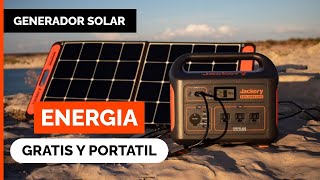 ENERGÍA GRATIS  Generador Eléctrico Solar Portátil ☀️ Review Jackery Explorer 1000 [upl. by Lorelle]