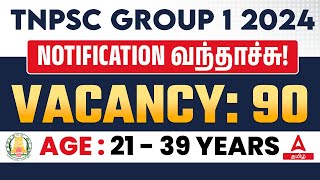 TNPSC Group 1 Notification 2024 Out 🔥 Group 1 Notification Syllabus Age and Qualification Details [upl. by Jaquelyn202]